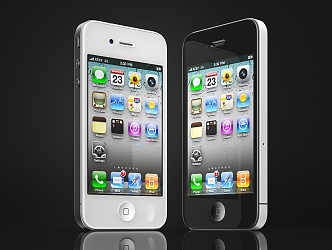 Mobile phone Apple 4 iPhone4 classic mobile phone Jobs Apple phone 3d model