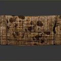 Unique Woven Sofa Furniture With Brown Purple Patterns And Modern Design