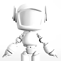 Modern Robot Toy 3d model