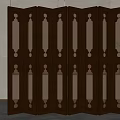 Screen partition 3d model