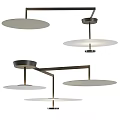 Modern Circular Shades Ceiling Lights With Metal Frames For Home Interior 3d model