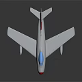 Silver Model Airplane With Red Nose Transparent Cockpit Checkered Tail Fin White Wings And Gear
