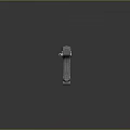 Futuristic Sci Fi Pistol With Metallic Barrel And Detailed Grip Design
