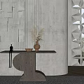 Quiet Duan Jing Tai Doorway Table Duan Jing Tai 3d model