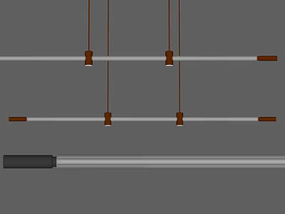 Modern chandelier 3d model