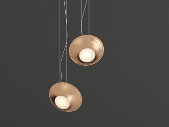 Modern chandelier 3d model