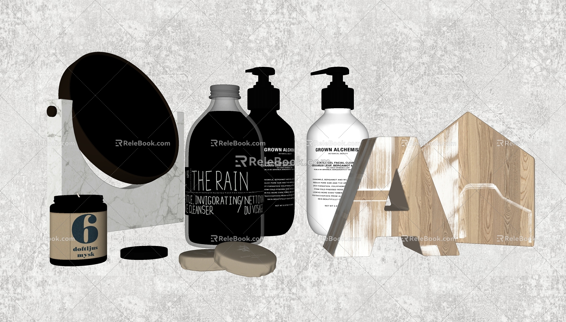 Toiletries 3d model