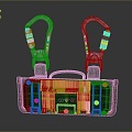 Tool kit electrician bag tool electrician tool carpentry bag repair bag satchel bag collar bag 3d model