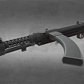 type submachine gun 3d model