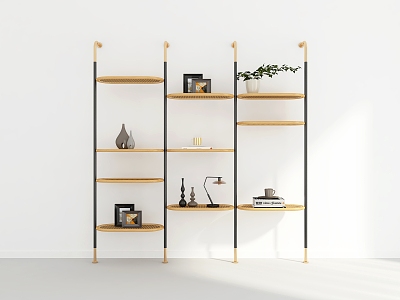 Modern Bookshelf 3d model