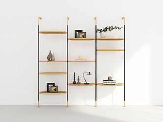 Modern Bookshelf 3d model