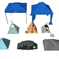 Colorful Outdoor Tents In Various Styles Including Canopy Teepee And Camping Designs