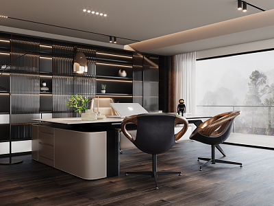 Modern Minotti Office model