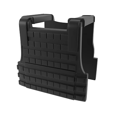 Quick release waistcoat outdoor field supplies wear-resistant adventure equipment camouflage suit tactical vest steel plate load-bearing sandcoat adjustable load-bearing sandbag physical training sandcoat load-bearing vest with steel plate 3d model