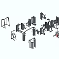 Diverse Commercial Gym Fitness Equipment Featuring Strength Machines And Multi Functional Workout Gear