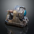 Modern engine sci-fi engine generator sci-fi components 3d model