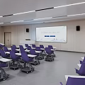 Multimedia Classroom Propaganda Classroom Smart Classroom 3d model