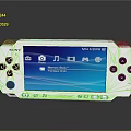 Sony PSP White Portable Gaming Device With Music Photo Game And Memory Stick