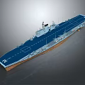 Space Exploration Aircraft Carrier Model Featuring Advanced Cosmic Technology