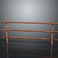 Fence Gate Fence Wall Defense Wall Wooden Fence Fence Iron Fence Floriculture Fence Iron Fence Railing 3d model