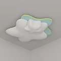 modern cream wind ceiling lamp modern ceiling lamp ceiling lamp 3d model
