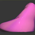 Stylish Modern Pink Bean Bag Chair With Comfortable Design And Soft Texture