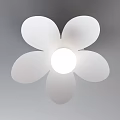 Modern White Flower Shaped Ceiling Lights with Petal Design for Home Interior Decoration