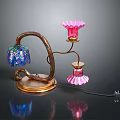Table Lamp Industrial Table Lamp Homemade Table Lamp Industrial Wind Folding Table Lamp Lighting Lamps Lighting Fixtures 3d model