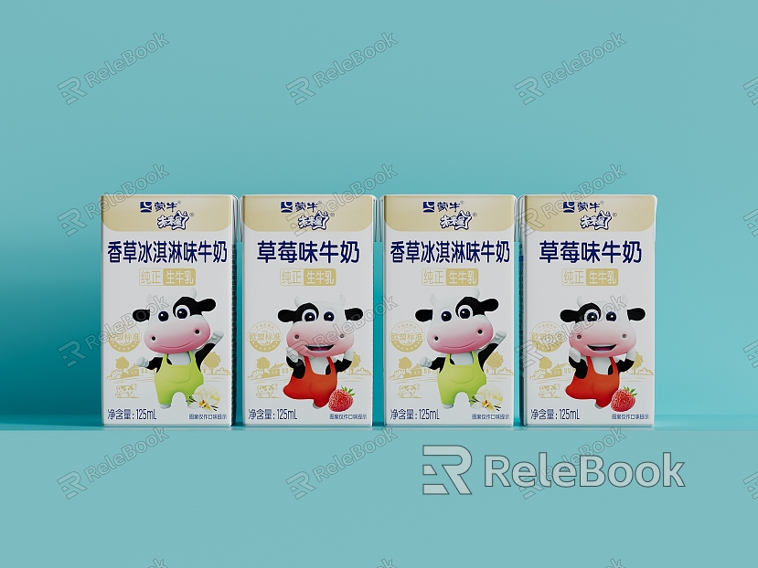 Children's Milk Mengniu Future Star Milk model