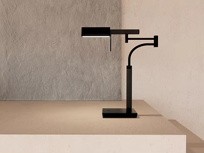 Modern Table Lamp Metal Bedside Lamp 3d model