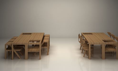 Modern Children's Tables and Chairs 3d model