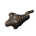 Vintage Brass Tobacco Pipe With Carved Hand Design Decorative Ornament Set