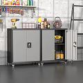 Modern Industrial Garage Tool Room Tool Box Storage Cabinet 3d model