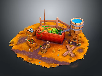 Pumpkin Pumpkin Cartoon Pumpkin Anime Pumpkin Style Pumpkin Fantasy Style Pumpkin Vegetable 3d model