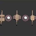 Futuristic Space Station Design With Orbital Ring Modules And Astronautical Components