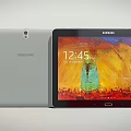 Samsung Tablet Computer With Colorful Display Screen And Sleek Design 3d model