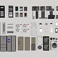Various Daily Use Appliances Featuring Refrigerators Washing Machines Air Conditioners and More With Modern Design