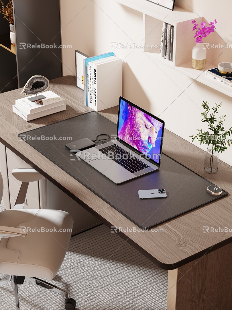 Study mouse pad 3d model