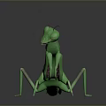 grasshopper insect cartoon locust animation locust anime locust anime game character 3d model