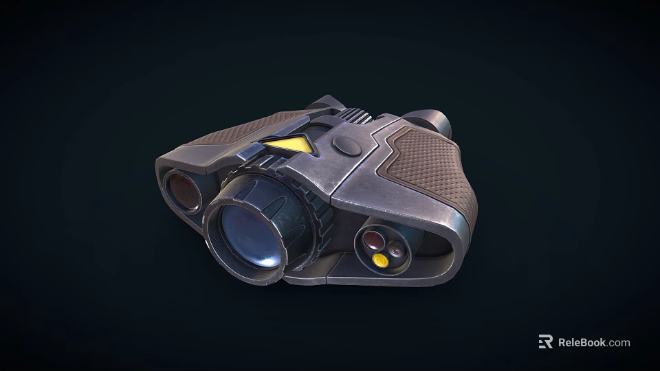 High Quality Binoculars With Ergonomic Grip And Clear Optic Lenses For Daily Use 3d model 