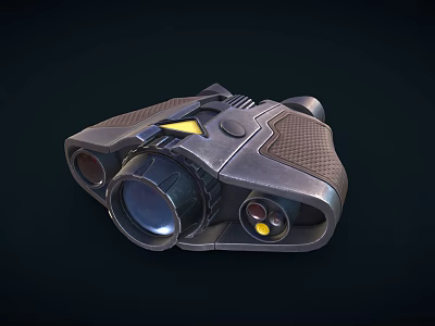 High Quality Binoculars With Ergonomic Grip And Clear Optic Lenses For Daily Use 3d model