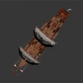 modern sailing ship ancient ship ancient warship large ancient ship ancient warship 3d model