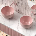 Background modeling of modern toilet sink 3d model