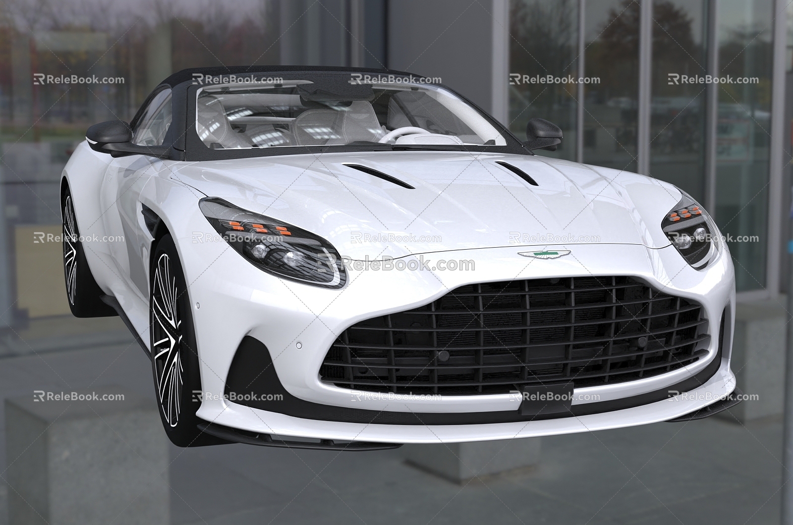 Hyundai Aston Martin DB12 sports car Car Super sports car Luxury Car 3d model