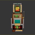 Game machine large game machine coin-operated game machine arcade 3d model