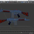 G3 Automatic Rifle Submachine Gun Machine Gun Machine Gun Semi-automatic Rifle Assault Rifle Firearms Low Face Number Low Model Simple Model Game Movie and TV Level Realistic 3d model