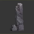 Natural Stone Material with Rough Texture and Irregular Stacked Structure Design