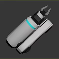 Industrial White Robotic Arm Equipment With Articulated Joints And Tool Attachment