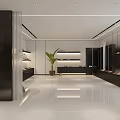 Modern Clothing Store Interior Design With Display Racks And Stylish Lighting