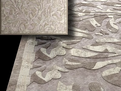 Square carpet 3d model
